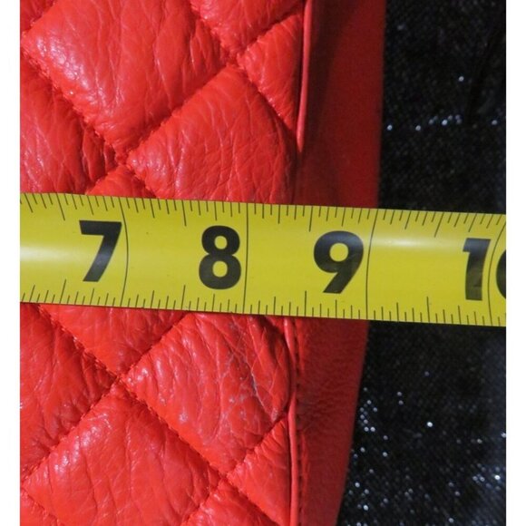 Kate Spade Gold Coast Maryanne Coral Quilted Leather Chain Strap Handbag *FLAW* - Picture 13 of 15